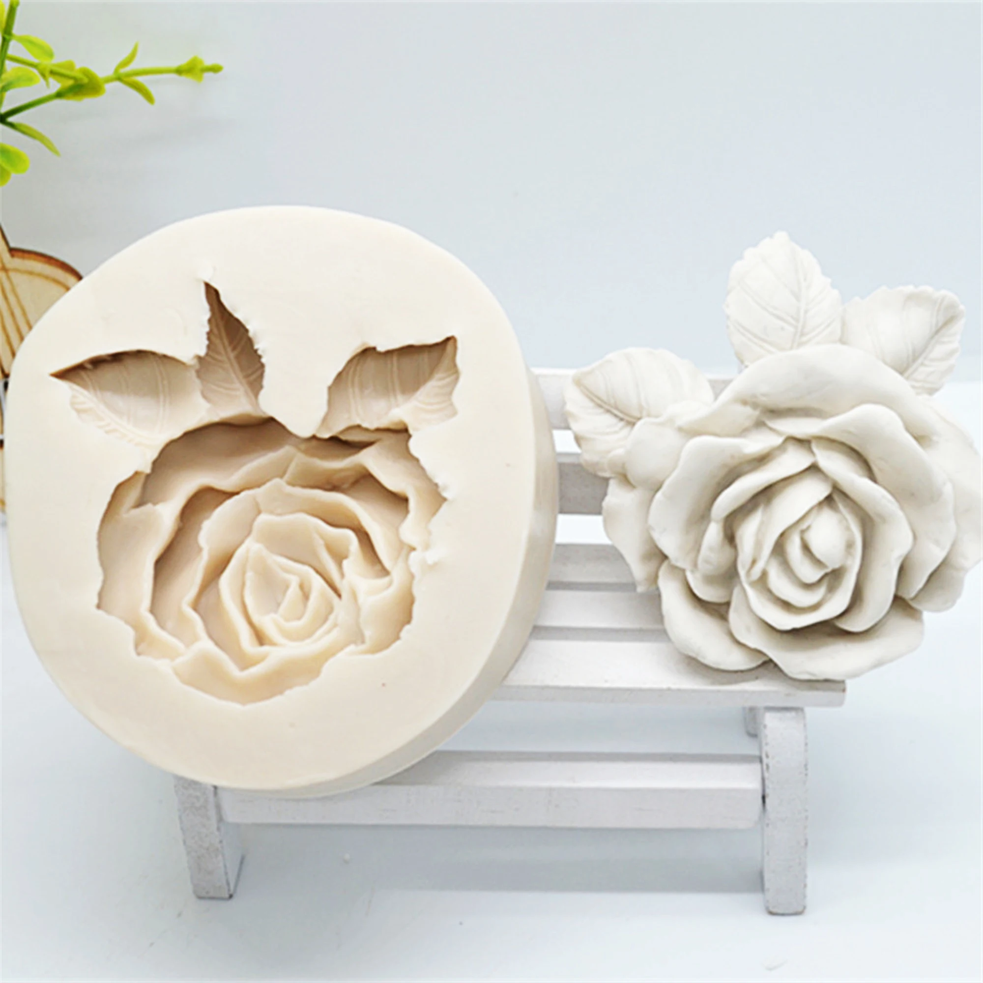 

3D Rose Flower Silicone Cake Decorating Tools Pastry Fondant Sugarcraft Mold Chocolate Biscuits Cookies Kitchen Baking Tool