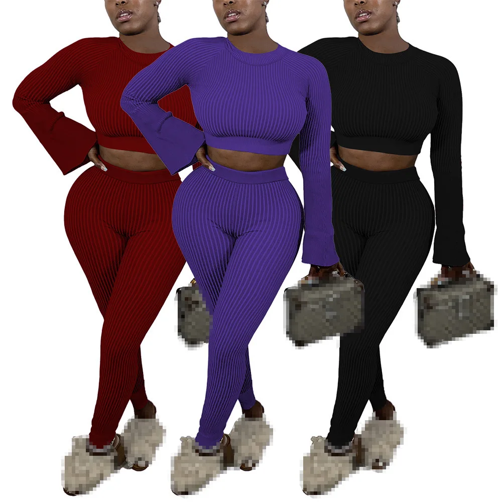 

Two Piece Set Women 2 Pieces Sets Women Outfits Pants Sets Tops Nice Wholesale Pant Suits Tracksuit Female Fall Nice Clothes