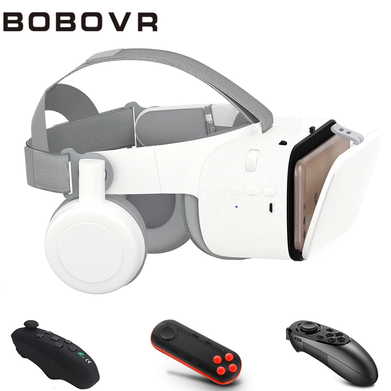 

BOBOVR Z6 Virtual Reality Helmet Mobile 3D Glasses Google Cardboard VR Headset for 4.7-6.2 Inch Cell Phone