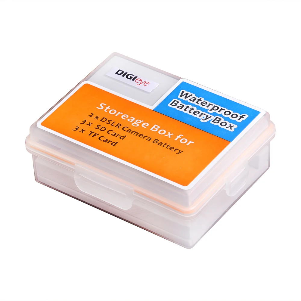 Kamera pojemnik do przechowywania baterii SD karta pamięci TF etui do Sony NP-FZ100 NP-FM50 Canon LP-E6 BP-511 Nikon EN-EL15 EN-EL3E baterie