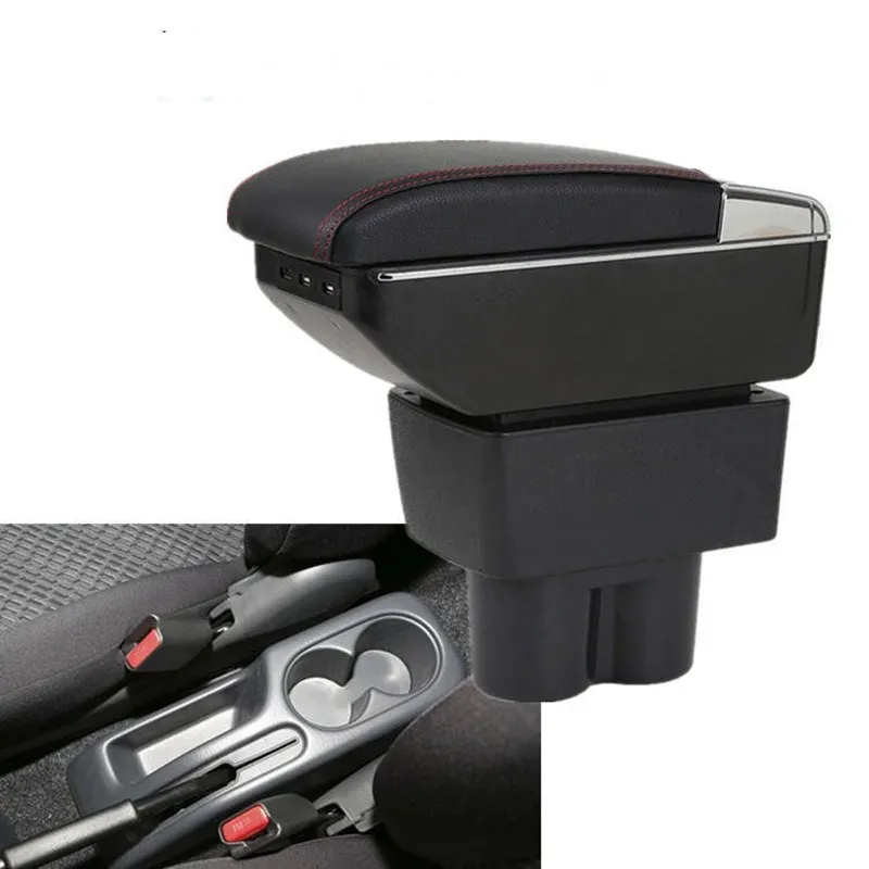 

Armrest storage box car organizer seat gap case pocket content box with USB cup holder fit for SUZUKI JIMNY ARMREST BOX