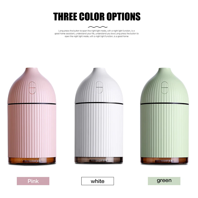 Umidificatore dell'aria del USB olio Essenziale diffusore Con Luce A Led e Mini mist fogger del creatore della foschia Auto Diffusore di Aroma Umidificatore Aromaterapia