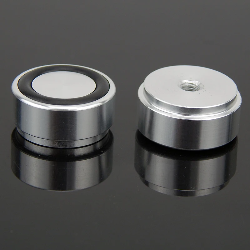 Aluminum feet pads for HIFI audio amplifier Speaker Chassis buffer Absorption Damping Aluminum feet mats 20*10mm