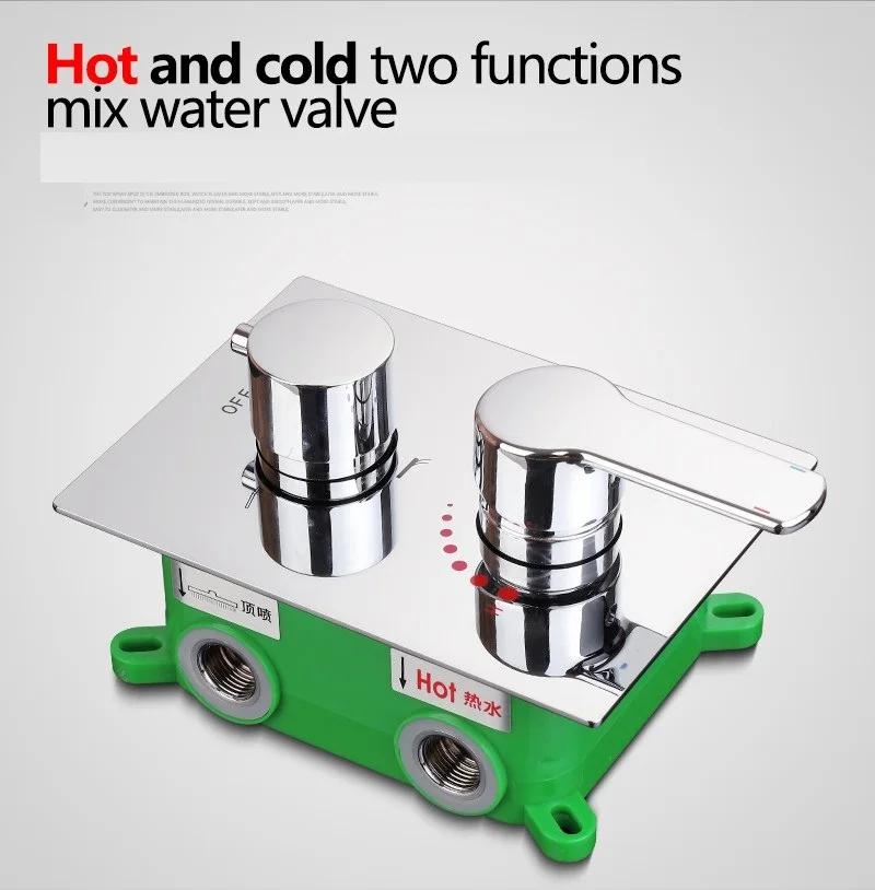 

hot cold Shower Valve Wall Mounted Bath Showers Concealed Mixer