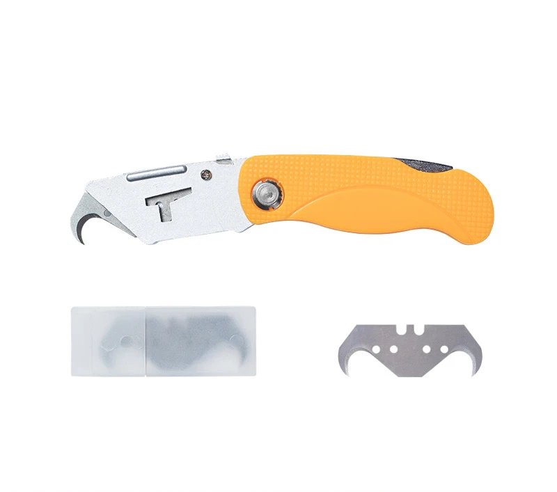 Foldable Hook Knife with 5pcs Hook Blades  Accessories for Geomembrane Overlap Wedge Welder Geomembrane Plastic Welding Machine