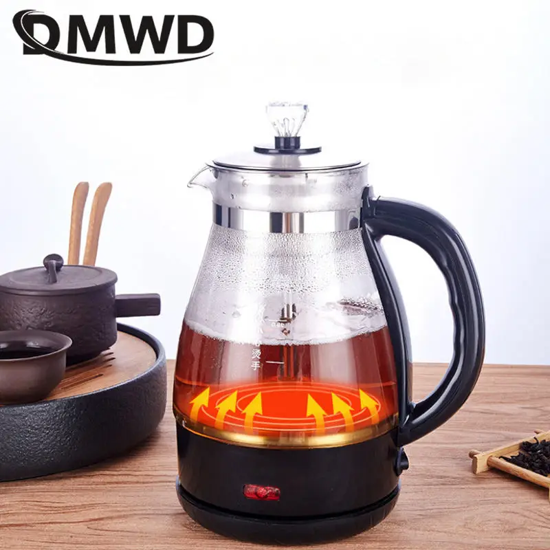 

DMWD Automatic steam tea maker Multifunction Electric kettle American coffee maker Household Black tea Flower teapot coffee pot