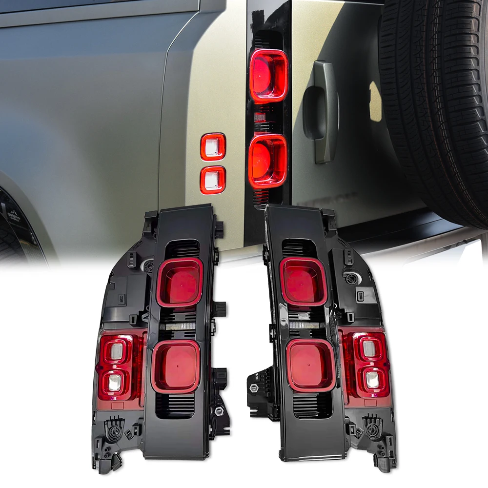 Led Tail Lamp Lights Rear Brake High Addtional Turn signal Reverse Light Taillight For Land Rover Defender L663 2020 2021 2022