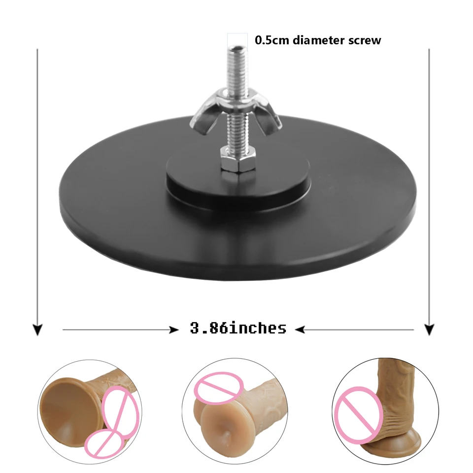 Fredorch-섹스 머신 멀티 어태치먼트 옵션 DIY 딜도 흡입 컵, vac-u-lock 구부릴 수 있는 스프링 커넥터 확장 항문 완구