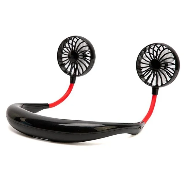 

Portable Fan Hand Personal Mini USB Gadgets Rechargeable 360 Degree Adjustment Head Hanging Neck Fans