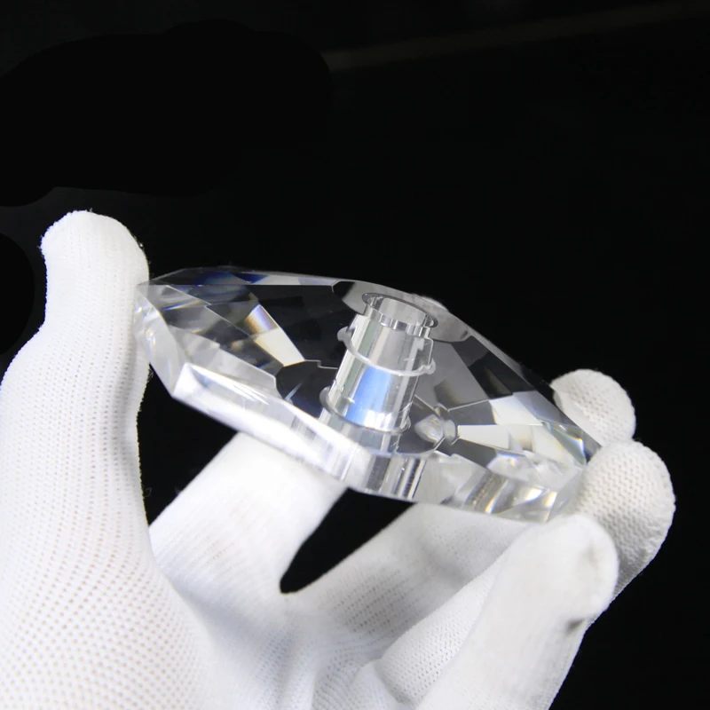 Glass crystal octahedral prism is used for photography to give you amazing effects rainbow prism