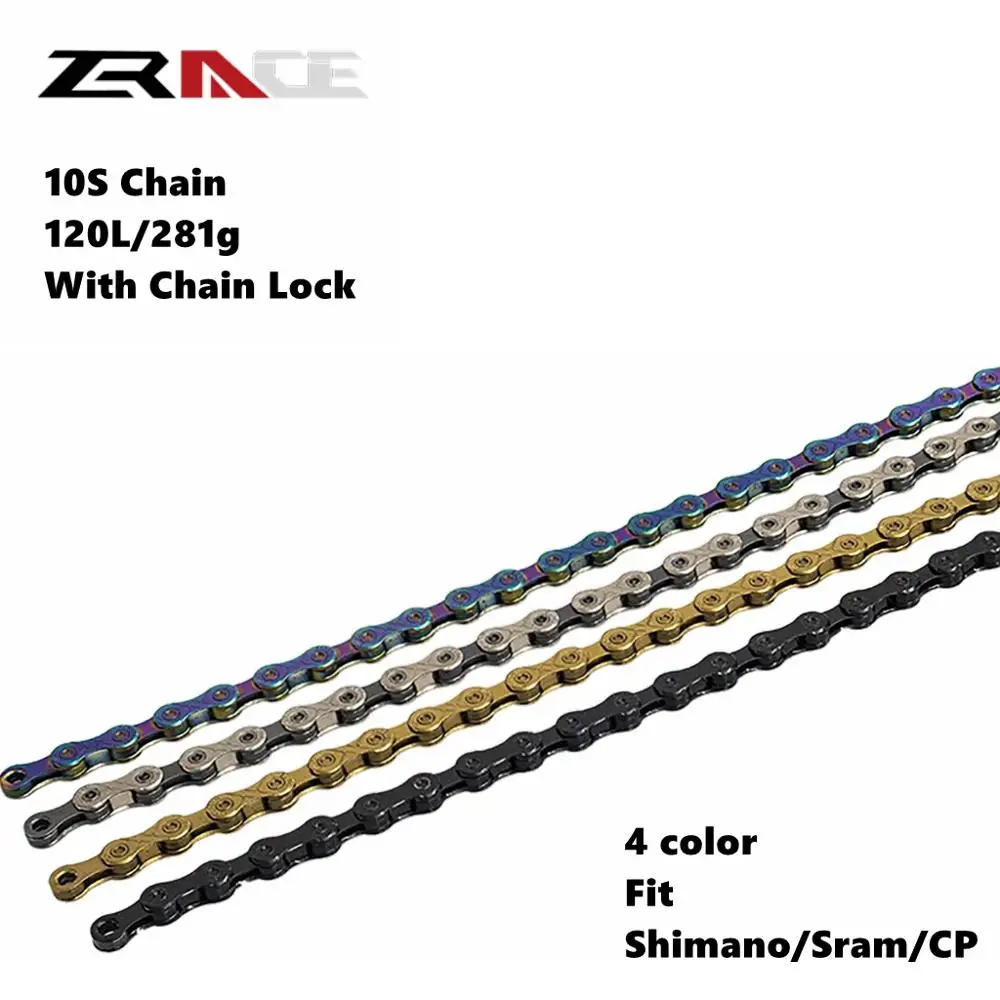 ZRACE 10 Speed Chain MTB/Road Bike 10S Chain With Chain Lock Boxed chain compatible SHIMANO/SRAM/Campagnolo