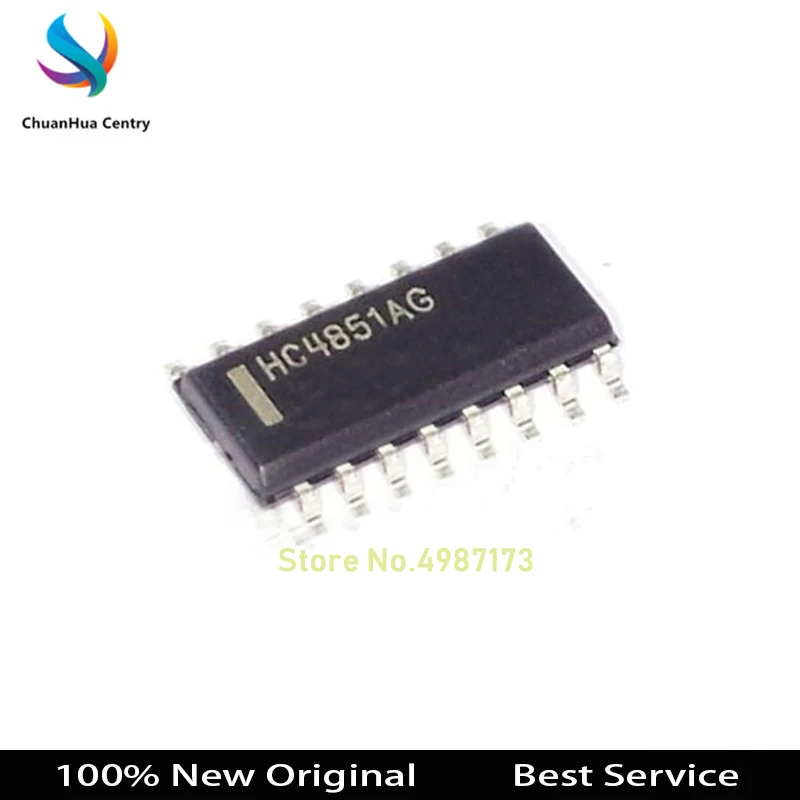 

10 Pcs MC74HC4851ADR2G HC4851AG SOP16 100% New Original In Stock