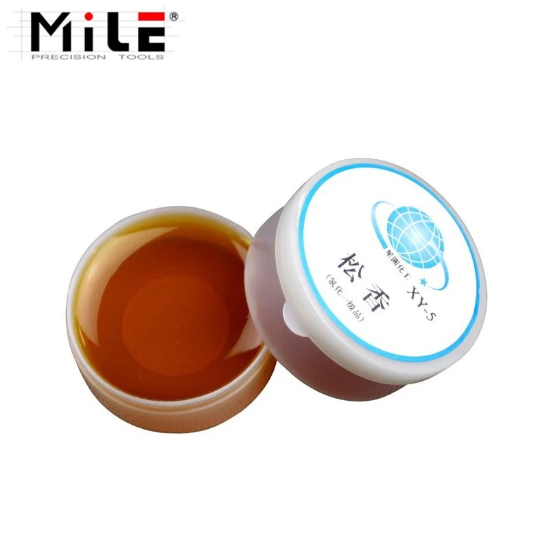 MILE 20g pasta di flusso di colofonia ad alta purezza, pasta antispruzzo, filo di saldatura solido, flusso puro solido durevole per strumenti di riparazione di saldatura