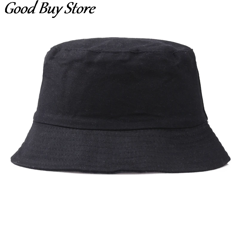 Men Women Summer Panama Cap Unisex Harajuku Bucket Hat Outdoor Fashion Sun Hats Hip Hop Gorros Fisherman Caps Solid Color 2021