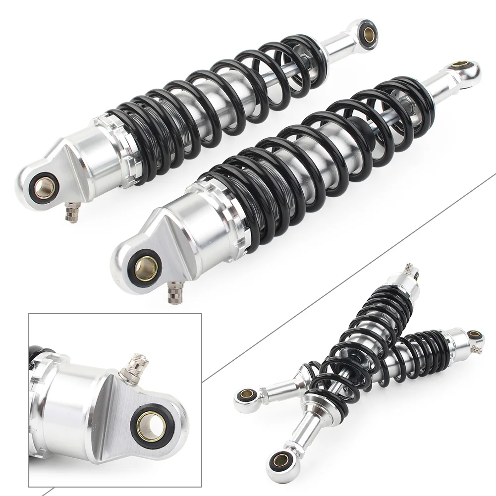 2x 340mm Motorbike Suspension Rear Shock Absorber for Yamaha TY125 TY250 DT400 SRV250 Universal