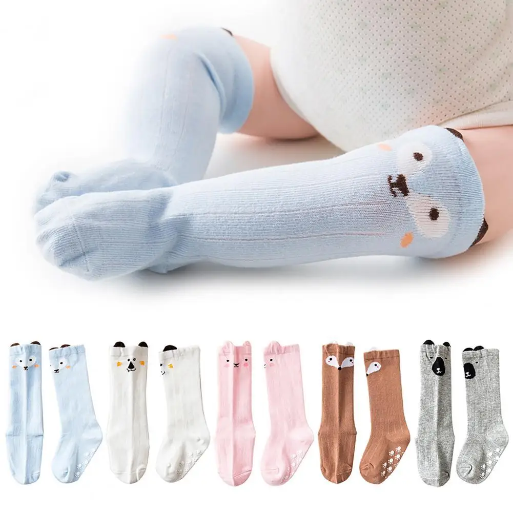 Socks Cartoon Animal Pattern Cozy Baby Girls Knee High Long Socks for Children