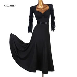 Vintage Ballroom Dance Competition Dresses Waltz Modern Dance Dress Wear Standard Dancing Costume Woman Line Dance Clothing 0919