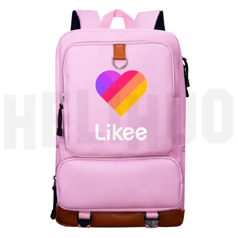 

"LIKEE 1 (Like Video)" Bag Likee Backpack for Boys and Girls Russia Styles Back To School Book Bag Rucksack Leather Backbag New