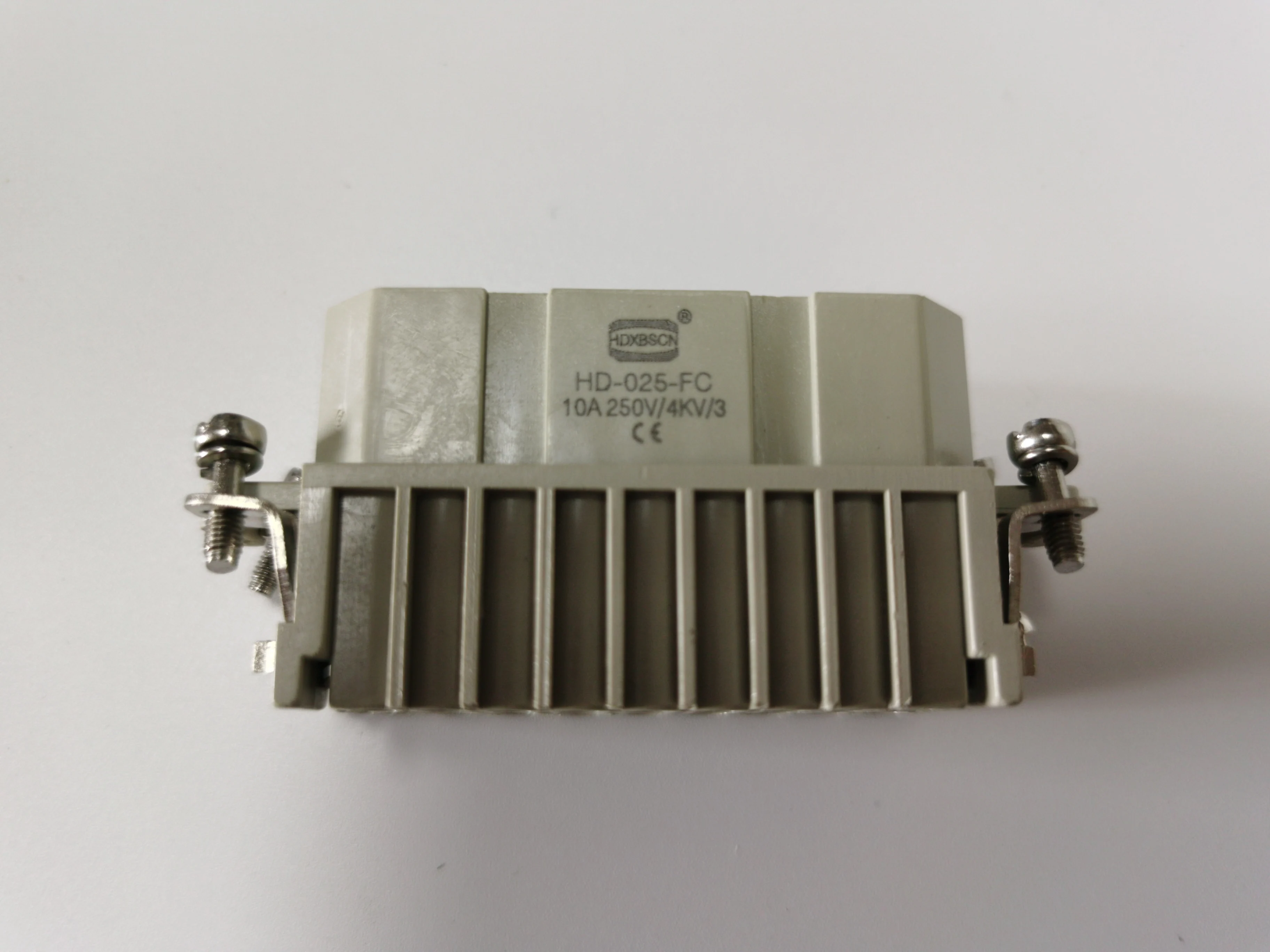 IHDXBSCN ndustrial rectangular heavy duty connector HDC HD-025 core 10A 250V waterproof aviation plug