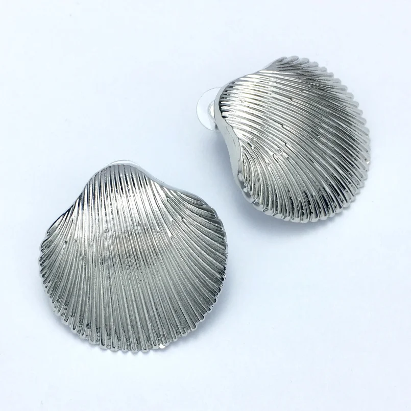 Bohemian Shell Shaped Earrings For Women Statement Punk Metal Geometric Earrings Party Fashion Jewelry 2022 New