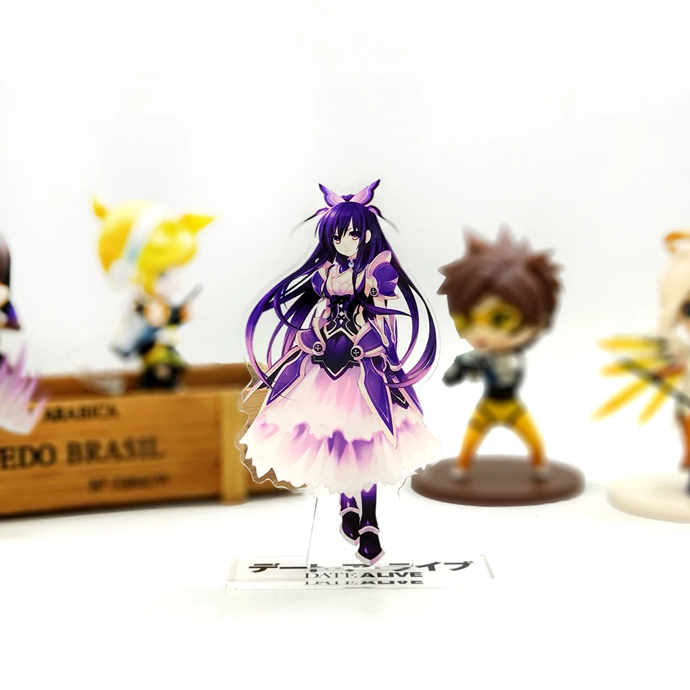 Date A Live Yatogami Tohka Hermit Yoshino acrylic stand figure model double-side plate holder cake topper anime