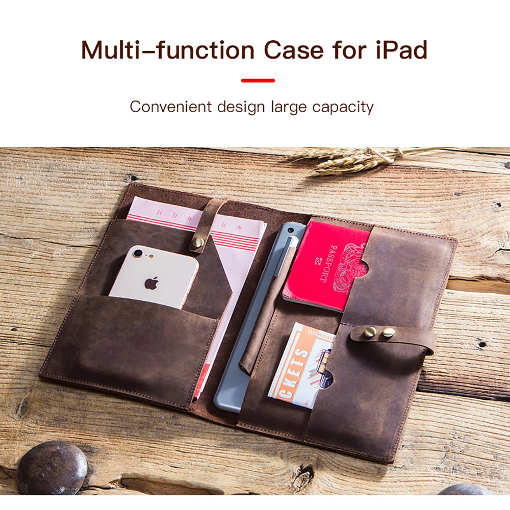 Genuine Leather Sleeve Case For iPad mini 6 8.3 inch 2021 Case ipad mini 2 3 4 5 7.9 inch Tablet Case Protective Pouch Bag