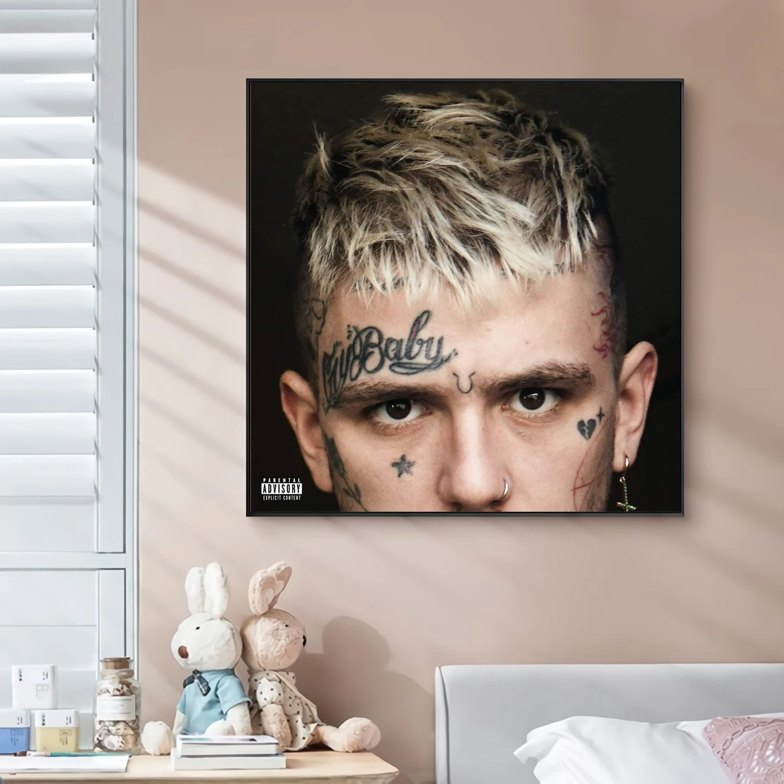 Lil Peep Everybody’s Everything Music Album Poster Canvas Print Home Decoration wall Painting (No Frame)