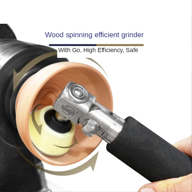 Hand-Held Universal Adjustable Angle Woodworking Lathe Accessories Manual Polishing Polishing Tool