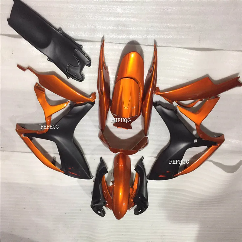 

Orange ABS Fairing Kits For Suzuki GSXR600 GSXR750 K6 06-07 orange/black 2006 2007 GSXR 600 750 K6 Motobike Fairing