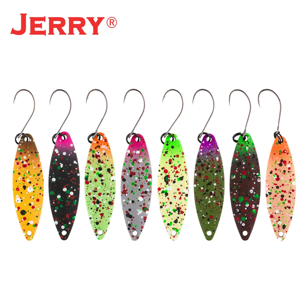 Cucharillas Micro Jerry Leo para Trucha – Latón Antioxidación - imagen 4