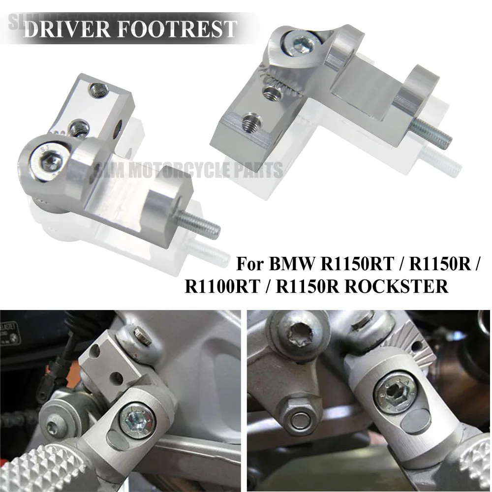 NEW Motorcycle Adjustable Driver Footrest Passenger Lowering For BMW R1150RT R1100RT R1150R Rockster R 1150 RT R 1100 RT