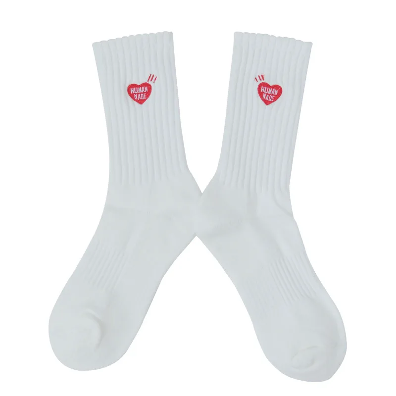 knitting socks for men and women in Europe and the small web celebrity love sports socks socks towels bottom of hearts