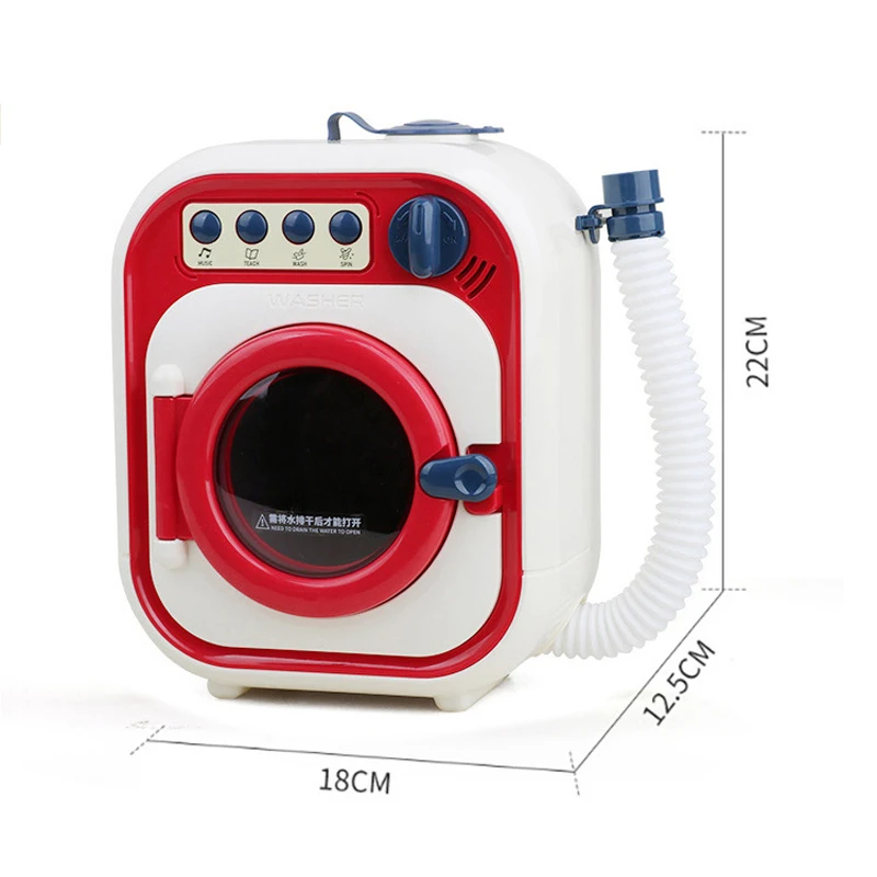 Con Trống Của Máy Giặt Đồ Chơi Bộ YY6011 Mô Phỏng Đầu Giáo Dục Đồ Chơi Đa Chức Năng Quay Nước