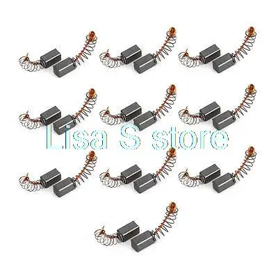 20pcs Replacement 9mmx5mmx5mm Carbon Brush for Generic Electric Motor