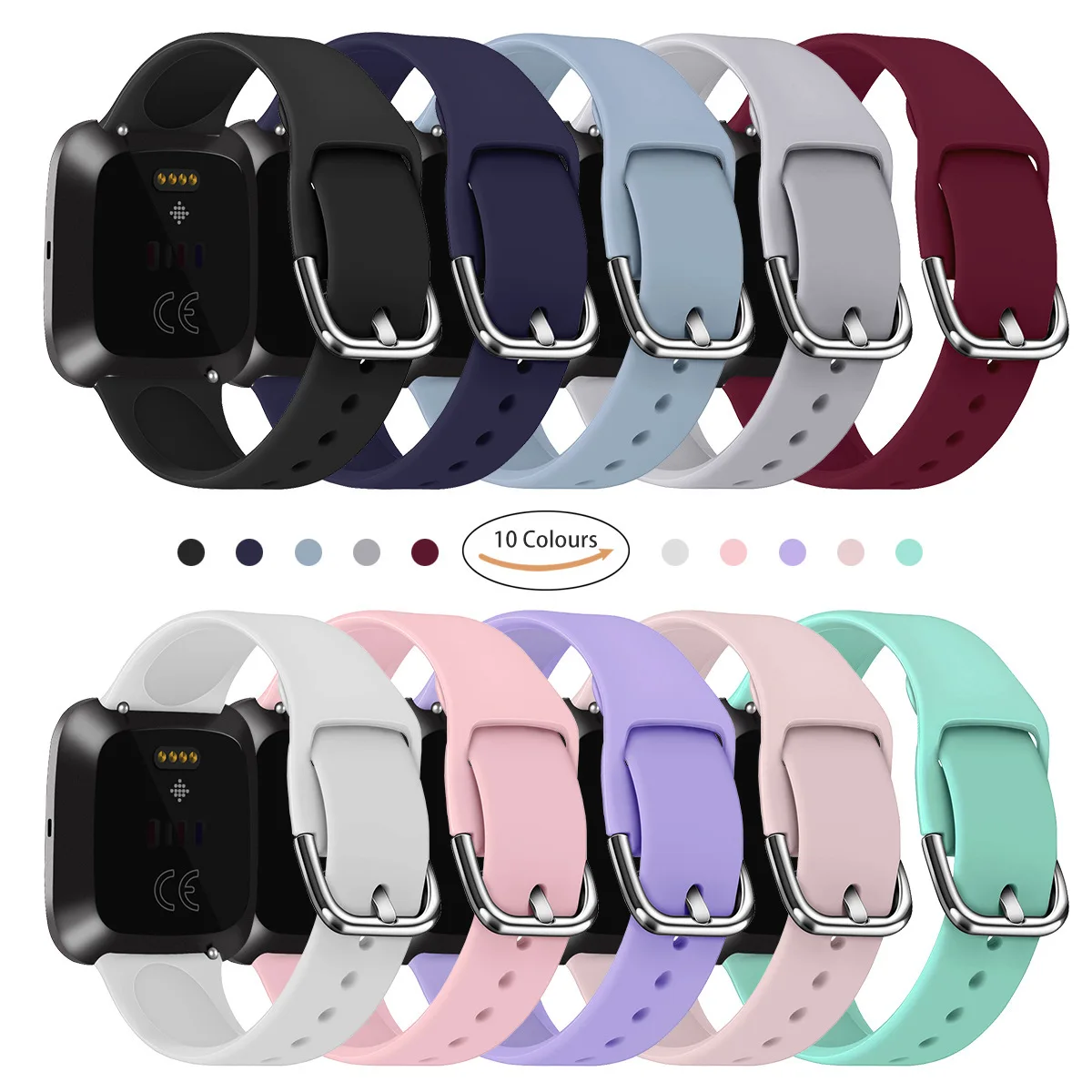 

Official Silicone watch Band For Versa Lite/versa 2 Sport Kickback Watchband For Fitbit versa /blaze Wristband Replace Bracelet