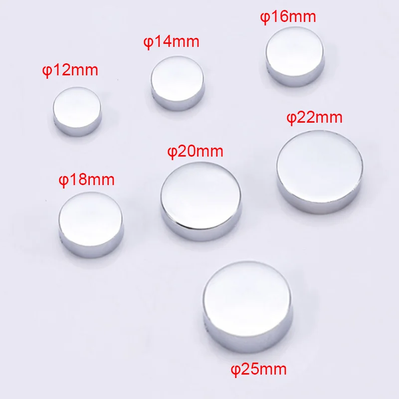 High-end Luxury 100PCS Pure Copper Advertising Nails Acrylic Billboard Glass Mirror Nails Fixed Screws Decorative Caps Chromed