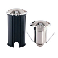 New type 3W 5W LED Underground light IP68 AC85-265V DC12V Outdoor Recessed Deck Light 1/2/3/4 side Garden Lamp Sidewalk Lighting