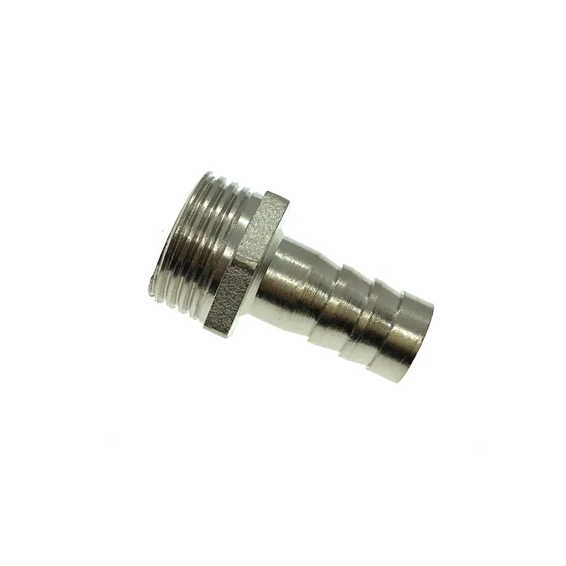 

1/2" BSP Male Thread x Hose Barb 8/10/12/14/16/19mm Straight Barbed Pipe Fitting Reducer Connector Coupler Adapter