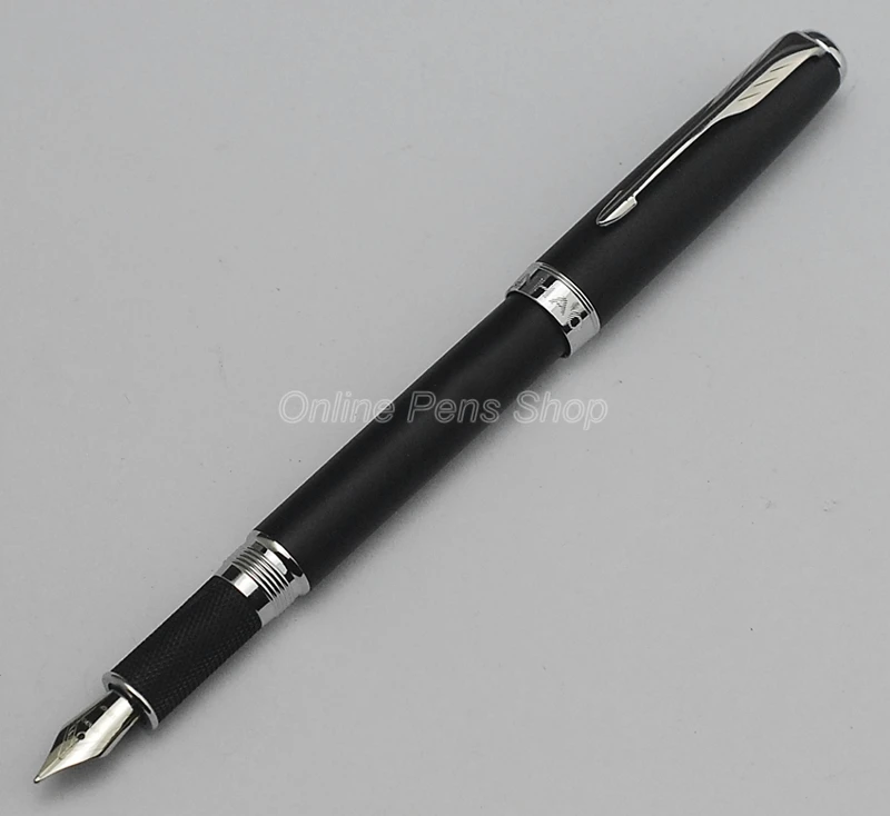 Jinhao 601 Fountain Pen Medium 18KGP Nib Silver Arrow Clip Office & Home & School Fountain Pen New