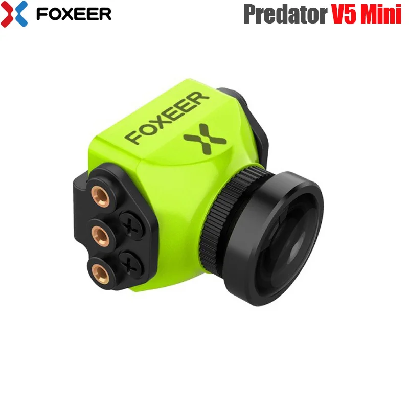 Foxeer Predator V5 Mini FPV Camera Racing Drone Camera16:9/4:3 PAL/NTSC Switchable Super WDR OSD 4ms Latency for FPV RC Drone