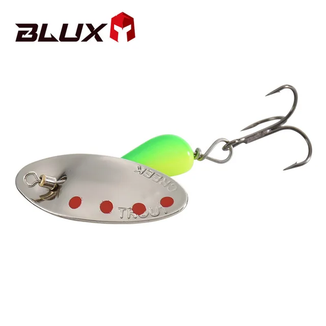 BLUX AR-S ostrze obrotowe Spinner 3.5g metalowa przynęta mosiądz twarde sztuczne przynęta na łyżkę miedzi słodkowodne Creek pstrąg wędkarskiego
