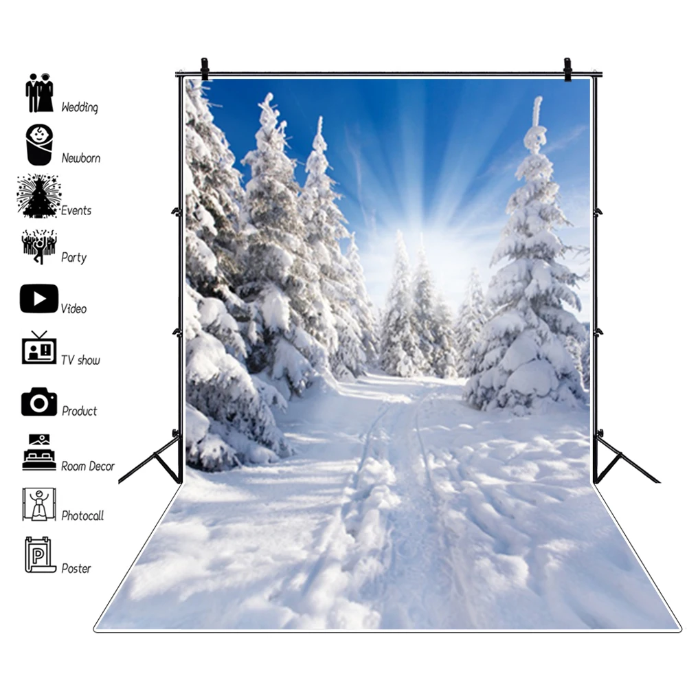 Laeacco-冬の背景,熱帯の木,写真の背景,クリスマスパーティーの装飾,写真スタジオ