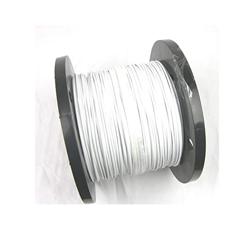 WHITE PVC Coated Flexible Soft Stainless Steel 304 Wire Rope Cable Clothesline Diameter 0.9mm 1mm 1.5mm 2mm 3mm