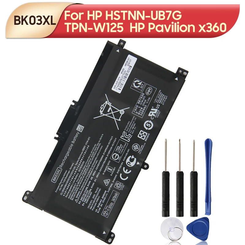 NEW Replacement Battery BK03XL For For HP Pavilion x360 14-BA 14M-BA HSTNN-UB7G HSTNN-LB7S TPN-W125 916811-855 916366-541