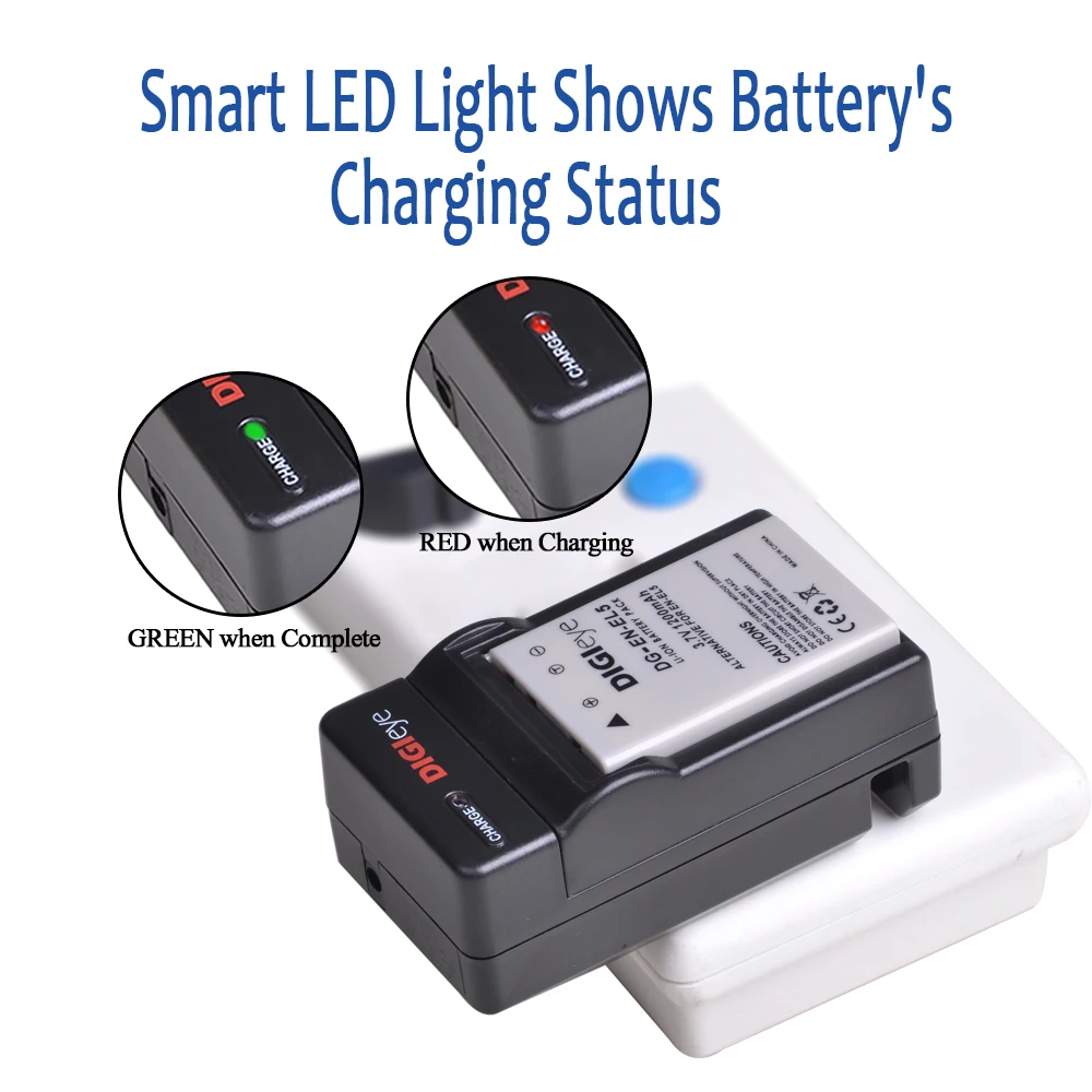 2-Pack EN-EL5 ENEL5 baterie + zestaw ładujący do aparatu Nikon Coolpix 3700 4200 200 P80 P90 P100 P510 P520 P530 P5000 P5100