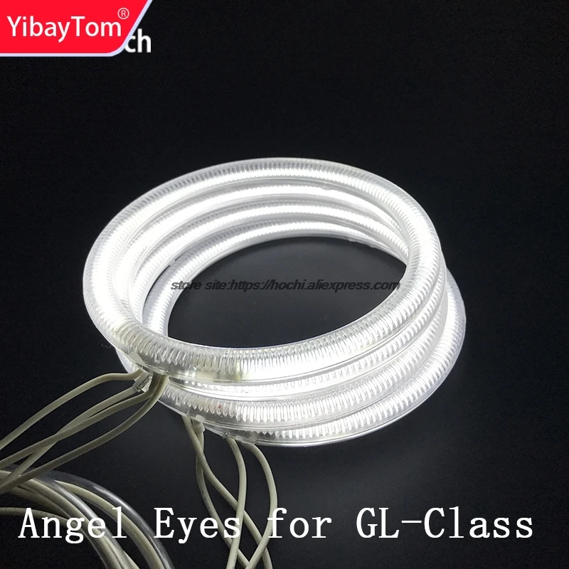 Отличный комплект глаз ангела YibayTom CCFL для Mercedes-Benz GL-Class X164 GL450 2007-2012 ультраяркое освещение фар