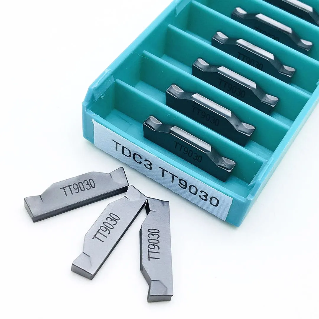 TTER1616 TTER2020 3T20 TTER2020-2T17 Tool holder for 10pcs carbide inserts TDC2 TDC3 TDC4 TT9030 TT9080 CNC lathe slotting tool