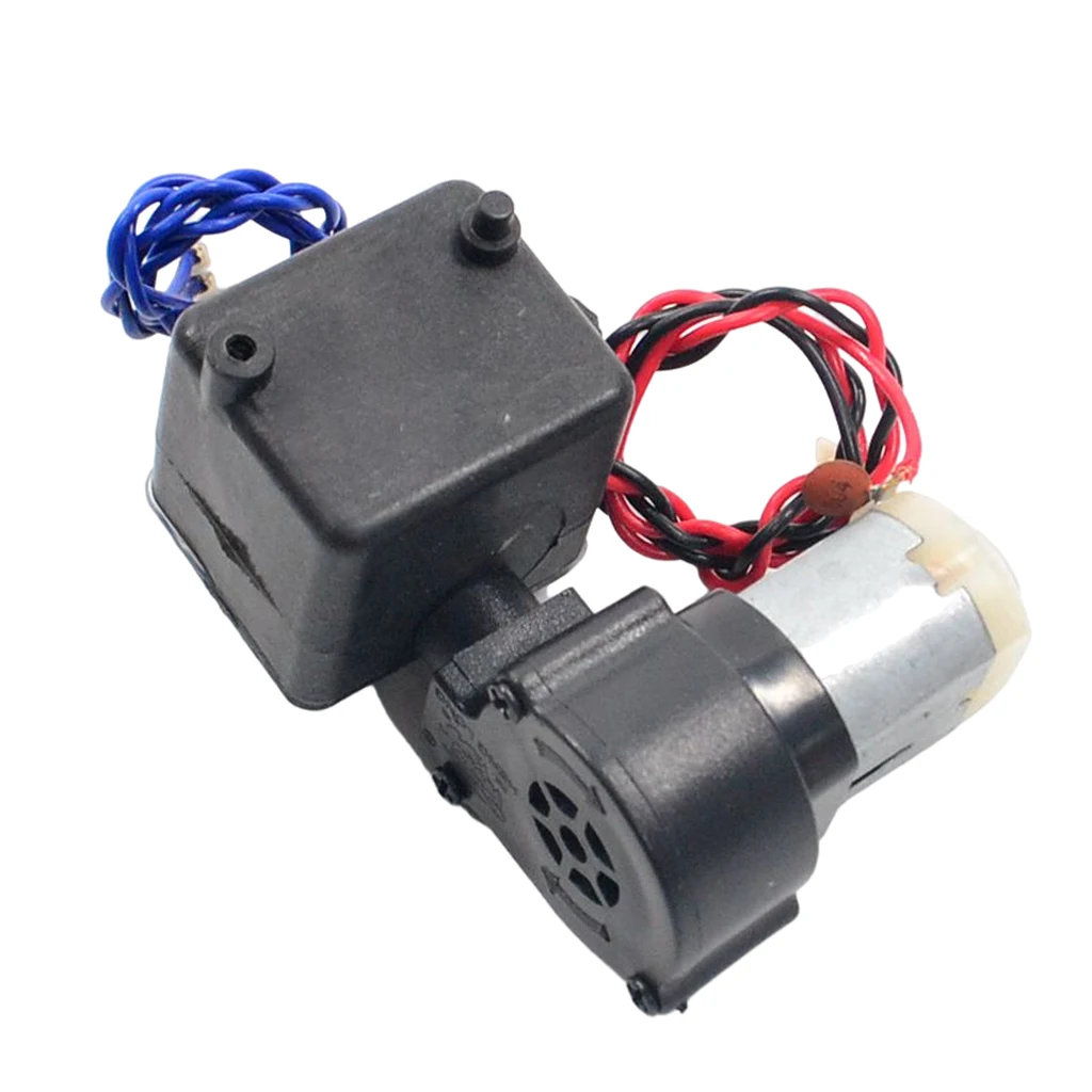 Metal Smoke Generator Gear Box Unit with Pipe Connector for Henglong 3918 1/16 Scale RC Model Tank Upgrade Spare Part