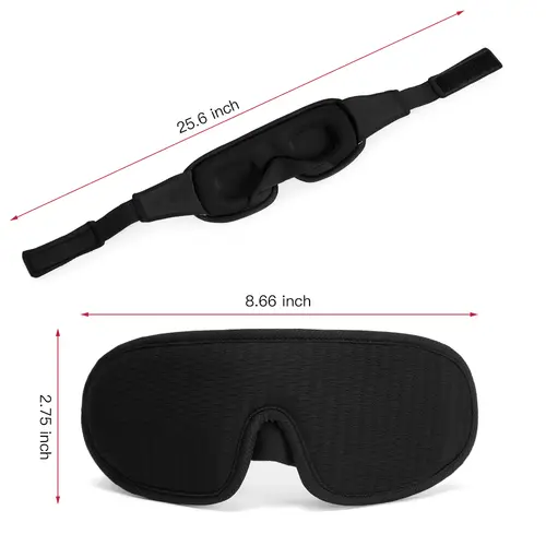 3D Sleeping Mask Block Out Light Soft Padded Sleep Mask For Eyes Slaapmasker Eye Shade Blindfold Sleeping Aid Face Mask Eyepatch - Image 5
