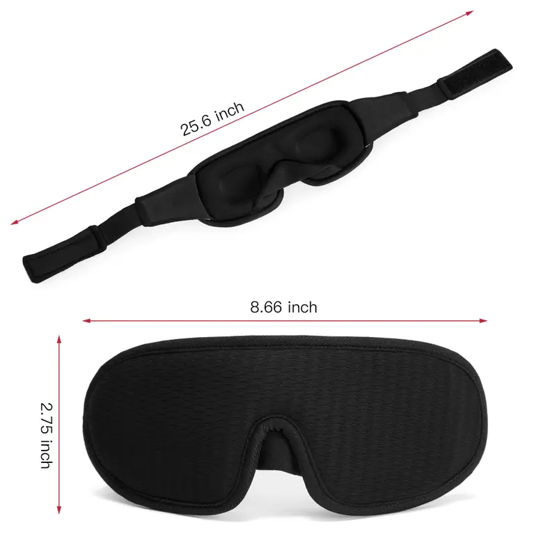3D Sleeping Mask Block Out Light Soft Padded Sleep Mask For Eyes Slaapmasker Eye Shade Blindfold Sleeping Aid Face Mask Eyepatch - Image 5